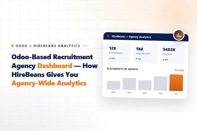 Recruitment Agency Dashboard — Agency-Wide Analytics with HireBeans on Odoo