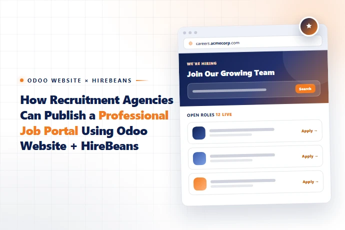 How Recruitment Agencies Can Publish a Professional Job Portal Using Odoo Website + HireBeans