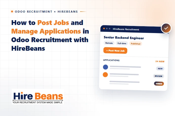 How to Post Jobs and Manage Applications in Odoo Recruitment with HireBeans