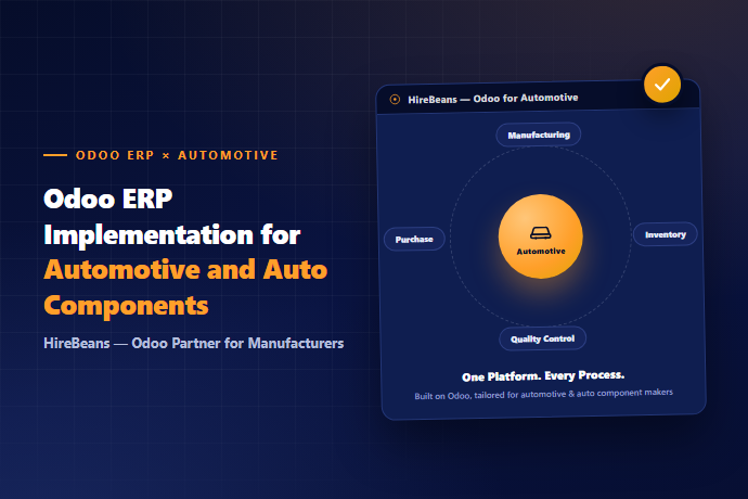 Odoo ERP Implementation for Automotive and Auto Components